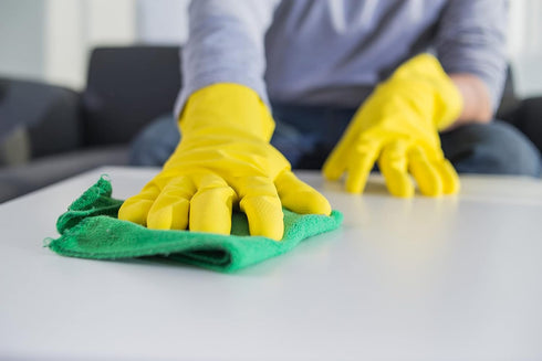 SteadMax 3/6 Pairs Reusable Natural Rubber Cleaning Gloves, Latex Non-Slip for Kitchen