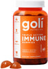 Goli Immune Vitamin Gummy, 60 Count, Elderberry, Vitamin C, D & Zinc, Vegan, Non-GMO, Gluten-Free & Gelatin-Free