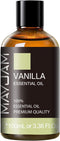 Vanilla Essential Oil 3.38FL.OZ - Pure Essential Oils with Glass Dropper for Massage, DIY Candle Making