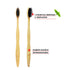 Bamboo Prepasted Disposable Toothbrush, Soft Bristles, 72 Pieces