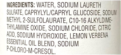 Nature's Promise Liquid Dish Soap, Lemon Verbena, 24 Fl Oz