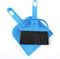TopHomer Mini Broom and Dustpan Set Compact Cleaning Kit Nesting Snap-On Design Saving