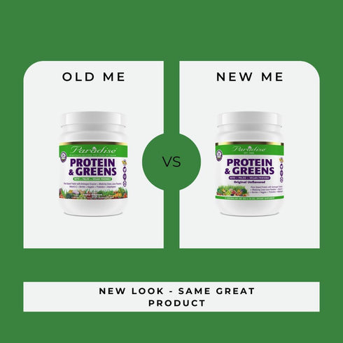 Paradise Herbs ORAC Energy Proteins & Greens Powder, Unflavored, 20g Protein, 24 Servings of Fruits & Vegetables in 1
