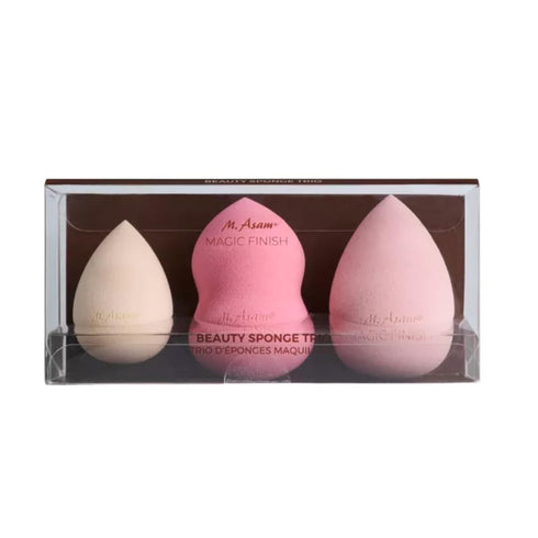 M. Asam MAGIC FINISH Make-up Sponge Trio (3 pcs.), Perfect for Application & Blending of Mousse, Compact & Liquid