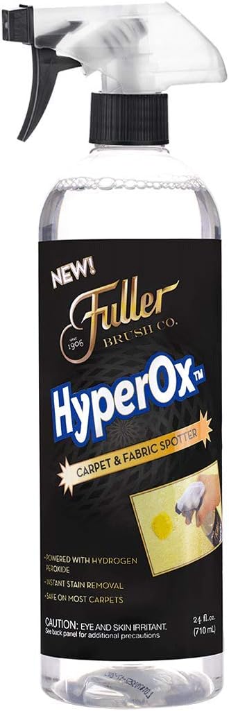 Fuller Brush HyperOx Carpet & Fabric Spotter with Sprayer, Removes Tough Stains, Citrus Fresh Scent, 24 oz.