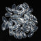 Yimart 500pcs/pack Stiletto False Nails - Clear Oval Sharp Full Nail Tips for Nail Art Decoration