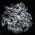 Yimart 500pcs/pack Stiletto False Nails - Clear Oval Sharp Full Nail Tips for Nail Art Decoration