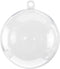 Super Z Outlet Clear Plastic Acrylic Bath Bomb Mold Shells Kit, 12 Pack (60mm)