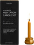 Luxora Australian Made 50 Minute Pure Beeswax Candles, Beeswax Meditation Candle Set, Set