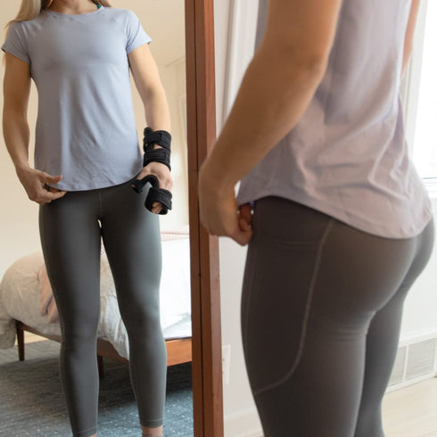 Immobilizer BraceAbility Soft Resting Hand Splint - Stroke Brace Right or Left Hand for Finger Contractures