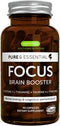 Focus Comprehensive Nootropic, 200mg Natural Caffeine, Methylated B Vitamins, Brain Booster, 60 Capsules by Igennus