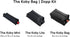 TOOLETRIES The Koby Mini Dopp Kit - Silicone Toiletry Organizer, Bathroom Travel Bag, Heavy-Duty Zipper, Leak