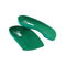 Custom 3/4 Length Insoles, Green, Small, Heat Moldable, Pain Relief for Elderly, Diabetic, & Arthritic Patients