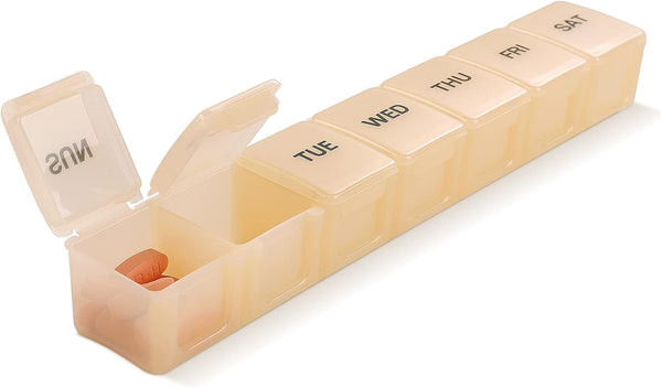 Pill Organizer XL Extra Large Weekly and Daily Pill Cases for Pills/Vitamin/Fish