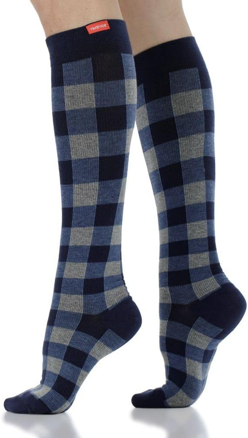 Montana Plaid (Cotton Compression Socks)