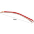 Pack of 10 Curved Jumbo Bobby Pins by Yishenyishi, Hair Clips (Red-10pcs)