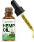 NATURE'S BENEFICIALS Organic Hemp Oil Extract Drops, 1000mg, Omega Fatty Acids 3 6 9