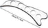 FeelFree Sport Stainless Steel Guasha Scraping Massage Tool for Soft Tissue, Physical Therapy for Back, Legs, Neck
