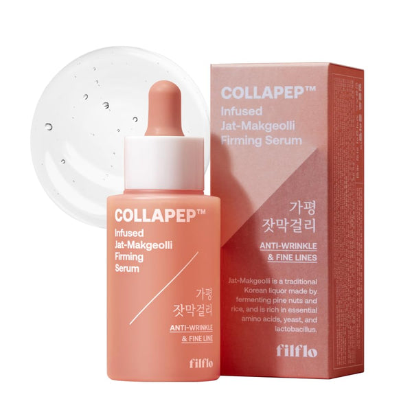 Collapep Infused Jat-Makgeolli Firming Serum, Anti-Wrinkle, Pore and Rough Skin Soothing Serum, K-beauty
