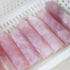 MIMOSA Healing Crystal Point - Large Rose Quartz, Raw Rose Quartz & Selenite