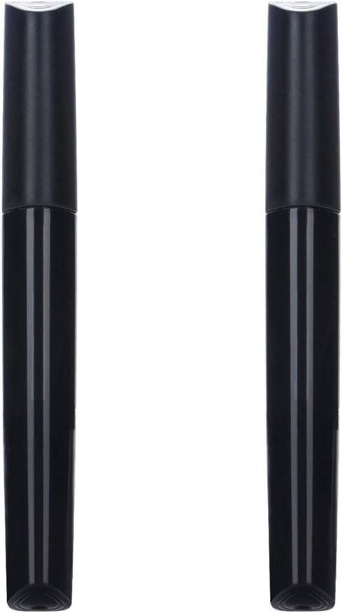 Portable Travel Toothbrush Case, Breathable Design with Air Hole, 2 Black Containers for Home and Business Use