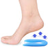 Silicone Gel Heel Cups - Heel Pads for Plantar Fasciitis, Heel Spurs & Heel Pain Foot Care, Size L