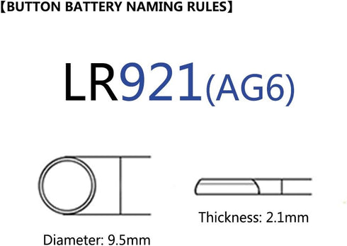 SKOANBE 20Packs SR920SW 371 370 LR921 AG6 1.5V Button Coin Cell Watch Battery