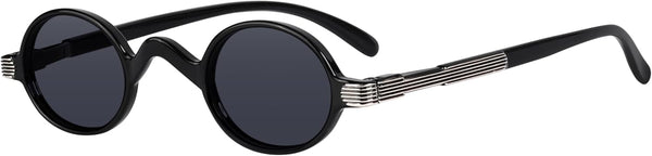 Eyekepper Oval Round Reading Glasses Mini for Women Men, Small Vintage Reader Eyeglasses with Spring Hinges