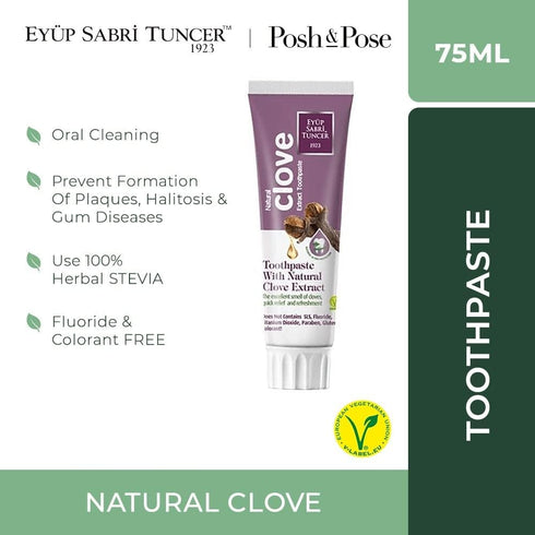 Eyup Sabri Tuncer Toothpaste Series (Natural Clove Oil, 75ml)