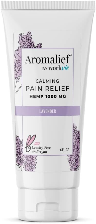 Hemp Cream with Lavender Aromatherapy, 1000MG for Muscle & Joint Pain Relief, Vegan & Cruelty-Free