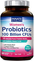 Innate Vitality Probiotics for Women | 100 Billion CFUs, 18 Strains with Cranberry, Vitamin C & B6 | 60 Capsules
