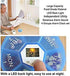 LongStone 2PCS 7 Days Digital Pill Organizer with Alarm Reminder Weekly Pill Box Medicine Storage Box (Blue)
