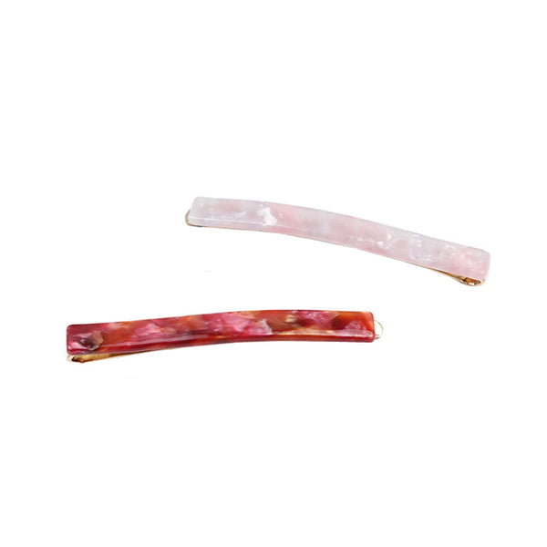 MIAO JIN 14 Pcs Hair Clips, Bobby Pins Acetate Barrettes, Fashion Geometric Hair Accessories (7 Design)