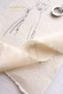 Lookein Handmade 1.5" Chiffon Silk-Like Ribbon Sample Swatch Chart - Frayed Edges for Wedding Invitations