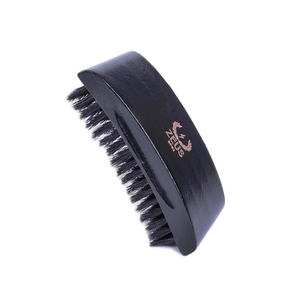 ZEUS Premium Hair Brush for Men, Grooming Beard & Hair Brush, Beech Wood & 100% Boar Bristle