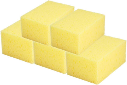 KIMISS Car Sponge Pad, Shape Handheld Nonslip Sponge Washing Cleaner Tool for Car Auto Motorcycle(5pcs) by KIMISS