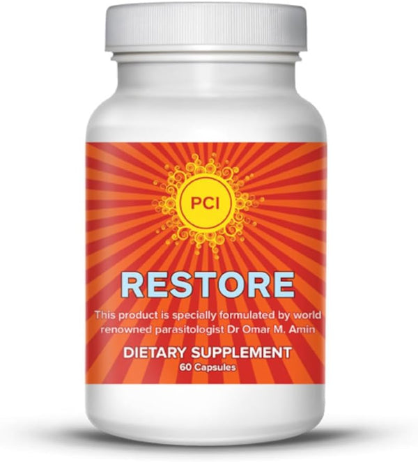 PCI Restore Herbal Remedy - All-Natural GI Detox, Dietary Supplement for Regularity, Developed by Dr. Omar Amin