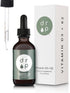 Vitamin D3 + K2 Drops - 1000 IU Plant Based D3 and 45 mcg K2 Liquid Supplement for Bone Strength