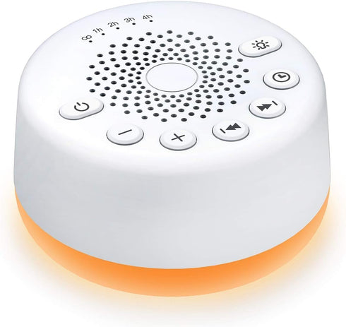 Sound Machine Easysleep - White Noise Machine with 25 Soothing Sounds and Night Lights for Relaxation