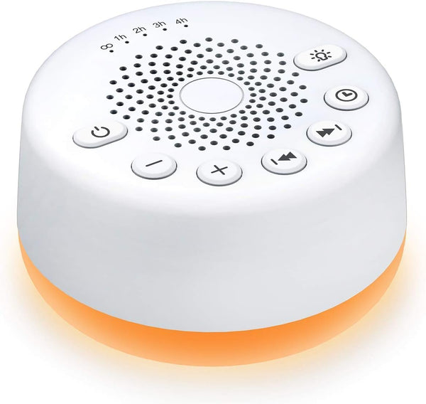 Sound Machine Easysleep - White Noise Machine with 25 Soothing Sounds and Night Lights for Relaxation