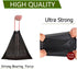 1.8 Gallon Black Trash Bag, Small Drawstring Garbage Can Liner, 120 Counts, 0.51 Mil