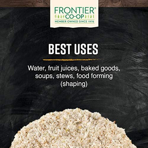 Frontier Co-op Organic Psyllium Husk 1lb - Whole Psyllium Husk, Organic & Kosher for Baking, Digestion
