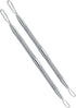 Professional Blackhead Remover Tool - 2-in-1 Stainless Steel Pimple Popper Blemish Extractor (2pcs)