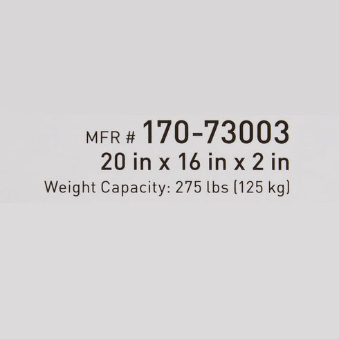 20 16 2 1 Count McKesson Seat Cushion for Wheelchairs and Office Chair, Foam/Gel, in x in x