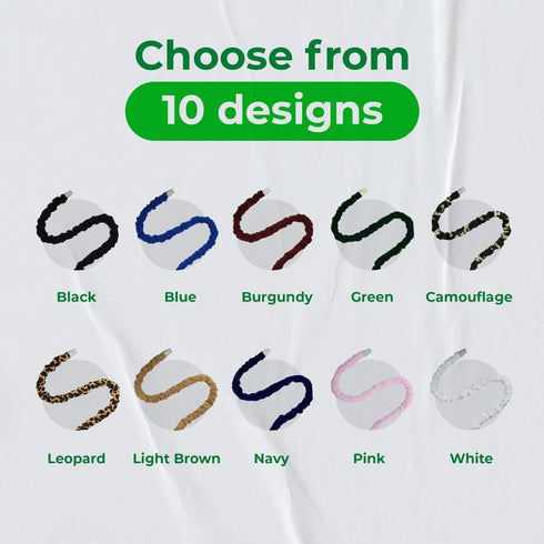 Designs by DaVal CPAP Hose Covers - Soft Fleece Tube Cover, 9 ft. Long, No Zipper, Ties, Insulated for 6 ft. & 8 ft.