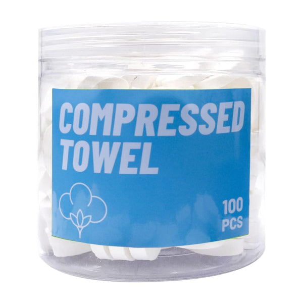 Portable Compressed Towels, 100 PCS Mini Magic Coin Tissues, Disposable Napkins for Camping, Home, Travel, Sports