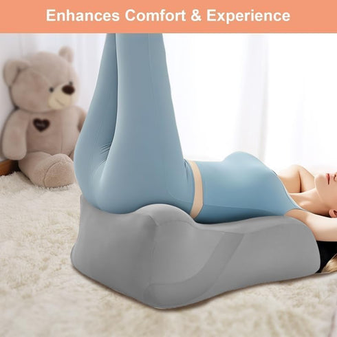 kaobbfacai Wedge Pillow for Couples Intimacy, Spine & Hip Alignment Position Cushion, Memory Foam Lift Pillow for Adult