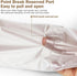 H&W 240 Counts Strong 0.5 Gallon Mini Trash Bags for Small Trash Can, Fit 2 Liters or Less, Desktop Trash Bin (6 Rolls,