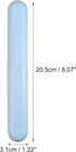 VOCOSTE 2pcs Traveling Toothbrush Holders Case, PP Toothbrush Case for Travel, Blue