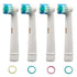 Brush Heads Compatible with Oral-B Braun Electric Toothbrush - Replacement Heads for Vitality, Genius